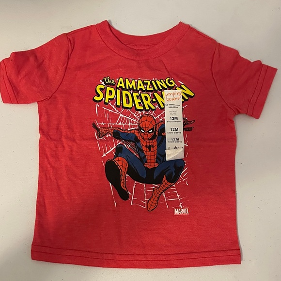 Marvel Red Amazing Spider-Man Kids Tee - Picture 1 of 1